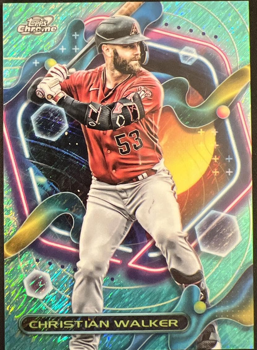 Christian Walker 2023 topps Topps Cosmic Chrome