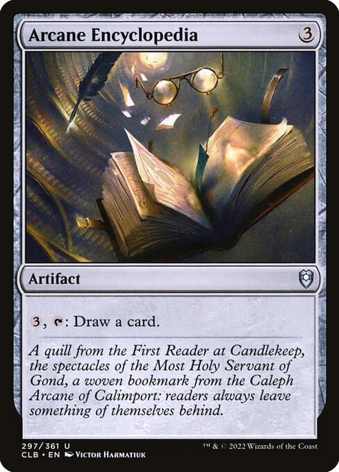 Arcane Encyclopedia 2022 Magic: The Gathering Commander Legends: Battle for Baldur's Gate