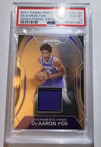 De'Aaron Fox 2017 panini Panini Prizm