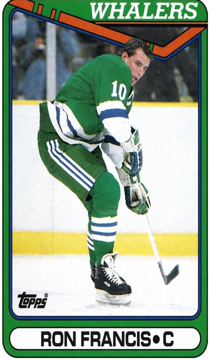 Ron Francis 1990 topps Topps