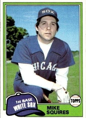 Mike Squires 1981 topps Topps