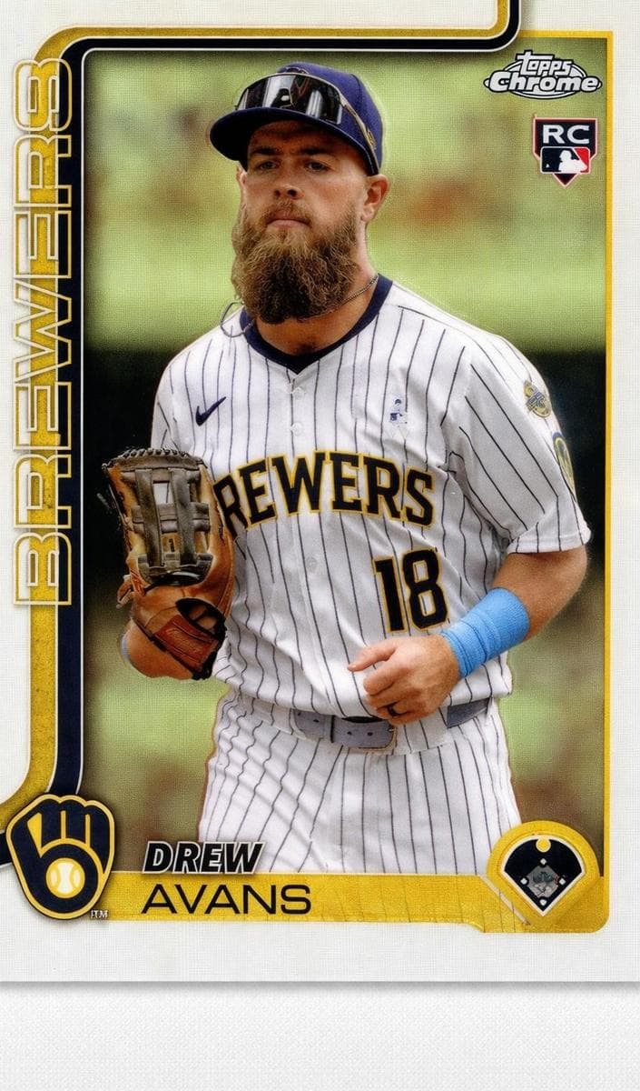 Drew Avans 2025 topps Topps Chrome Update