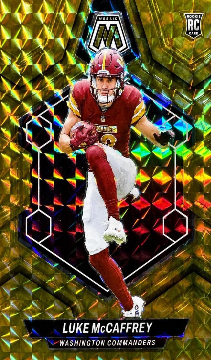 Luke McCaffrey 2024 panini Panini Mosaic