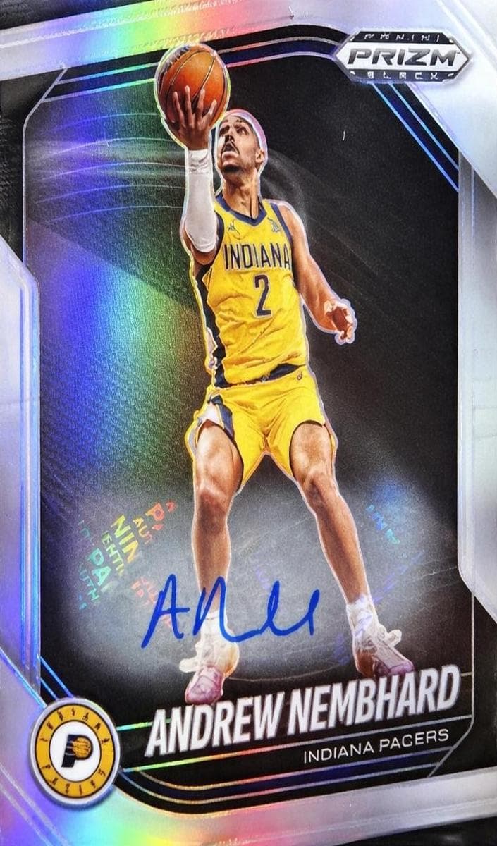 Andrew Nembhard 2024 panini Panini Prizm Black