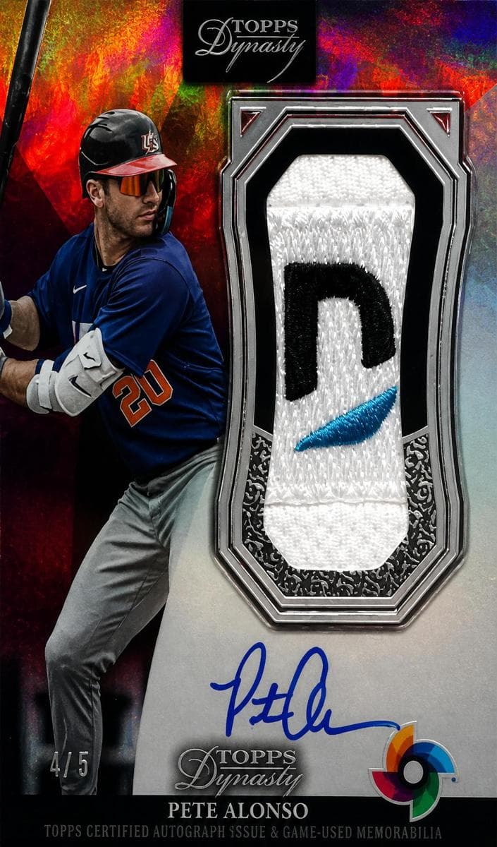 Pete Alonso 2023 topps Topps Dynasty