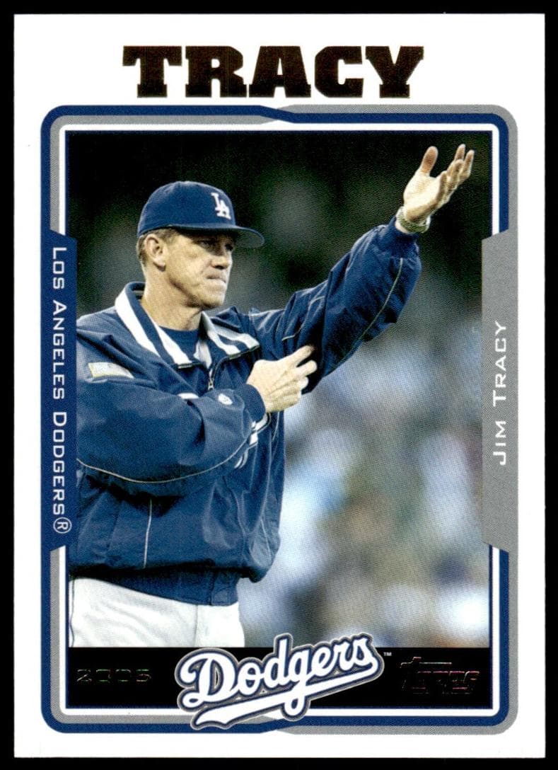 Jim Tracy trading card