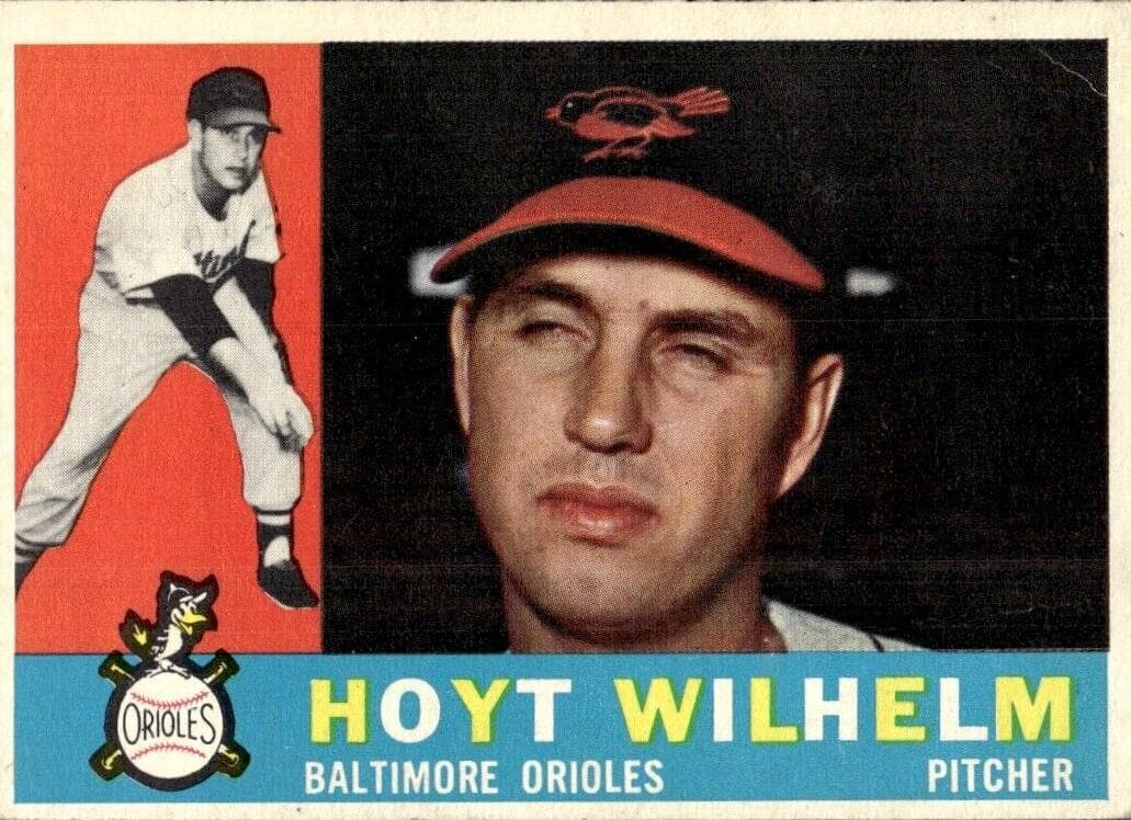Hoyt Wilhelm 1960 topps Topps