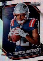 TreVeyon Henderson 2025 panini Prizm Rookie Variation - Silver