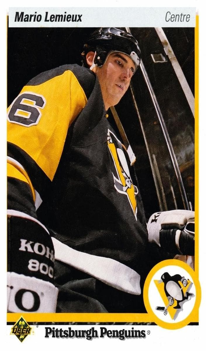 Mario Lemieux 1990 upper-deck Upper Deck