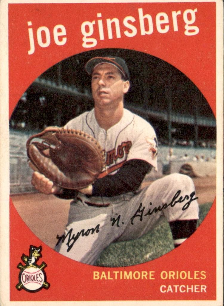 Joe Ginsberg 1959 topps Topps
