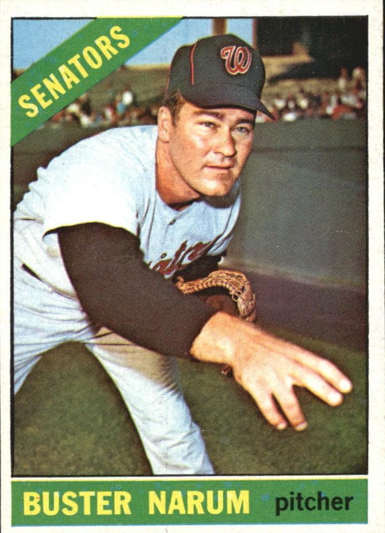 Buster Narum 1966 topps Topps Venezuelan