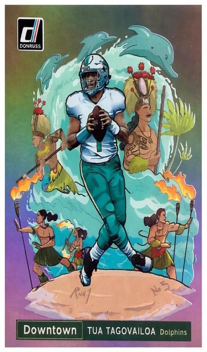 Tua Tagovailoa 2020 panini Donruss