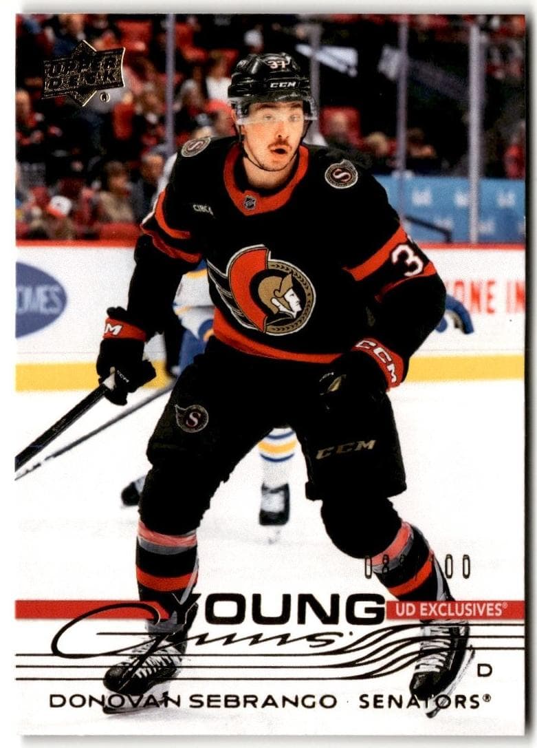 Donovan Sebrango trading card