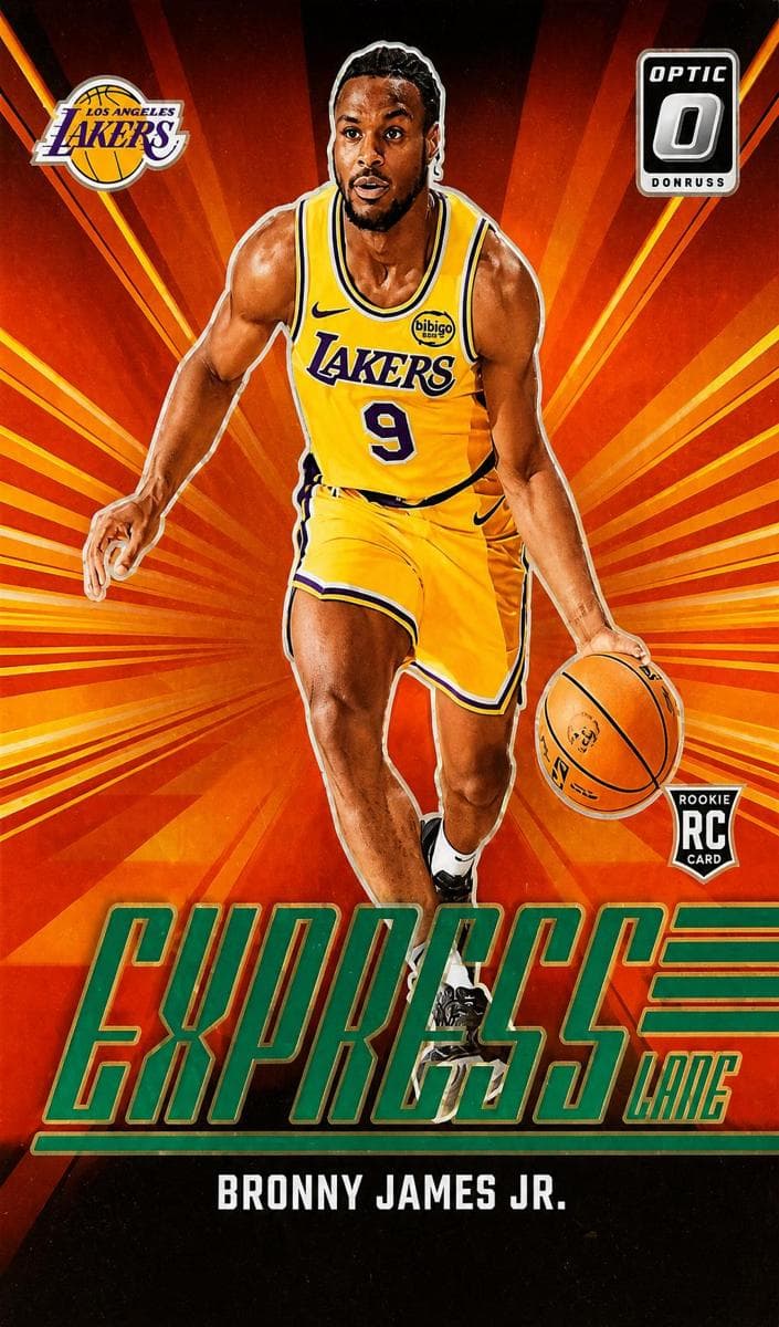 Bronny James Jr. 2024 panini Donruss Optic