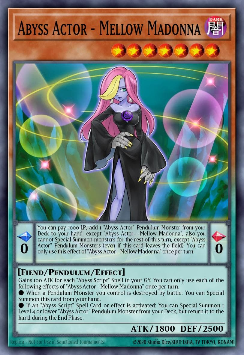 Abyss Actor - Mellow Madonna 2021 Yu-Gi-Oh!