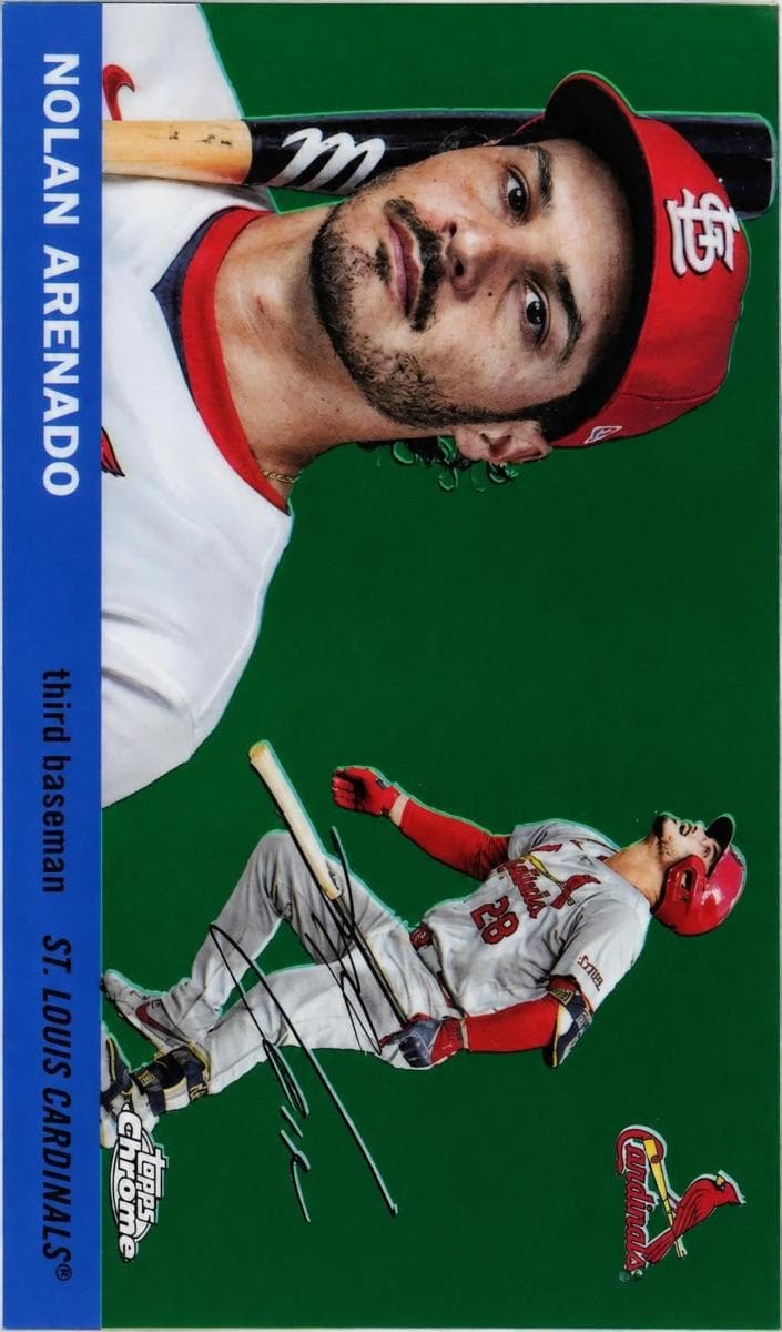 Nolan Arenado 2025 topps Topps Chrome Platinum
