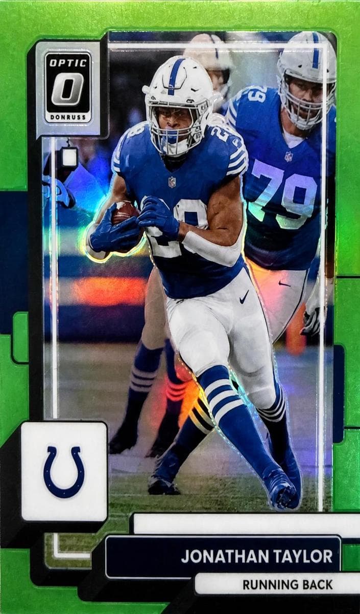 Jonathan Taylor 2022 panini Donruss Optic