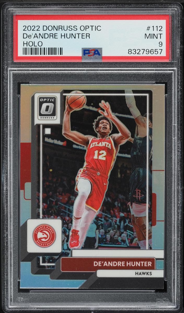 De'Andre Hunter 2022 panini Donruss Optic