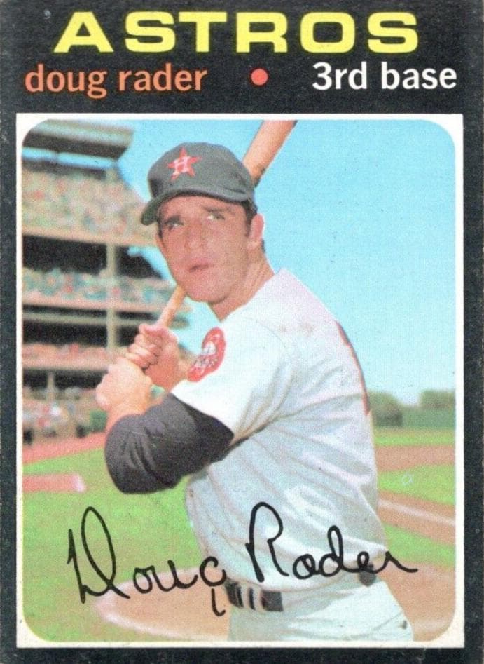 Doug Rader 1971 topps Topps
