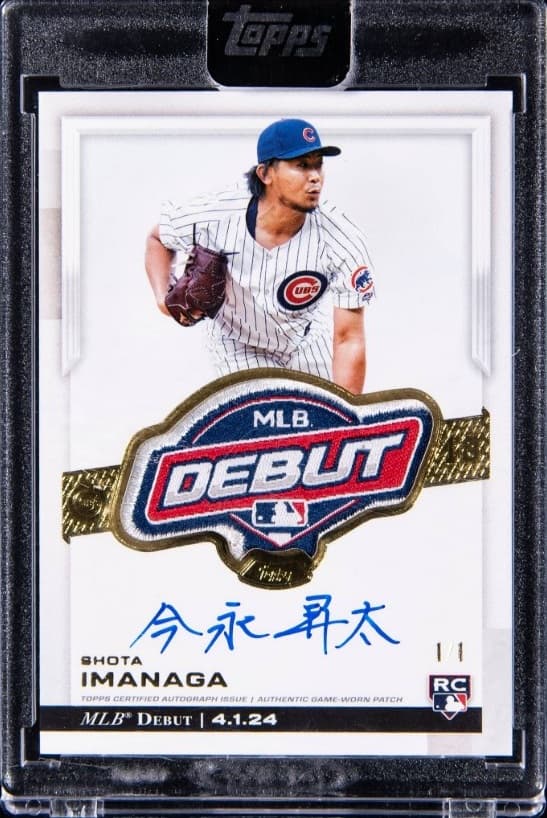 Shota Imanaga 2024 topps Topps Chrome Update