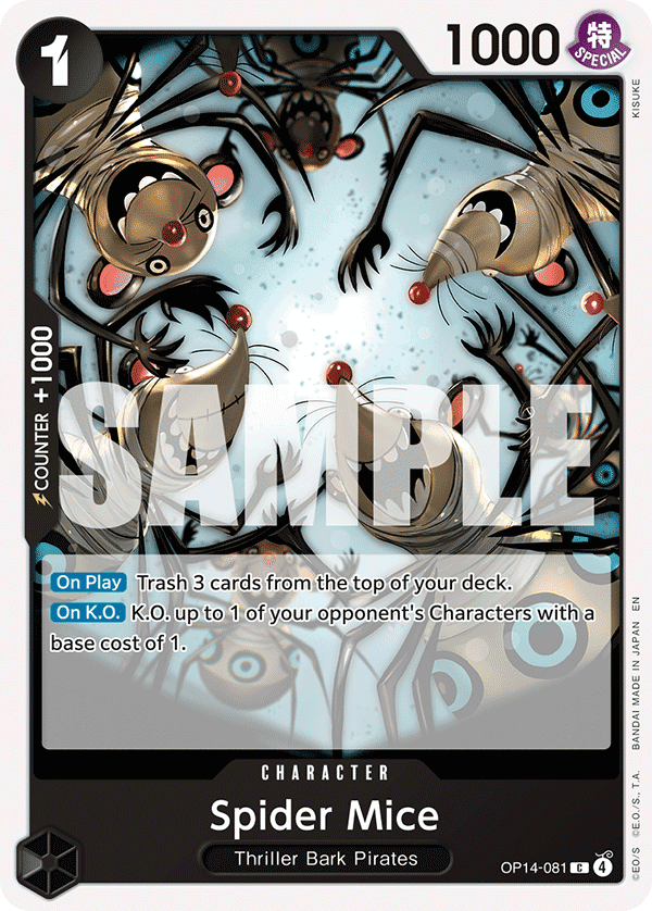Spider Mice 2025 One Piece Azure Sea's Seven