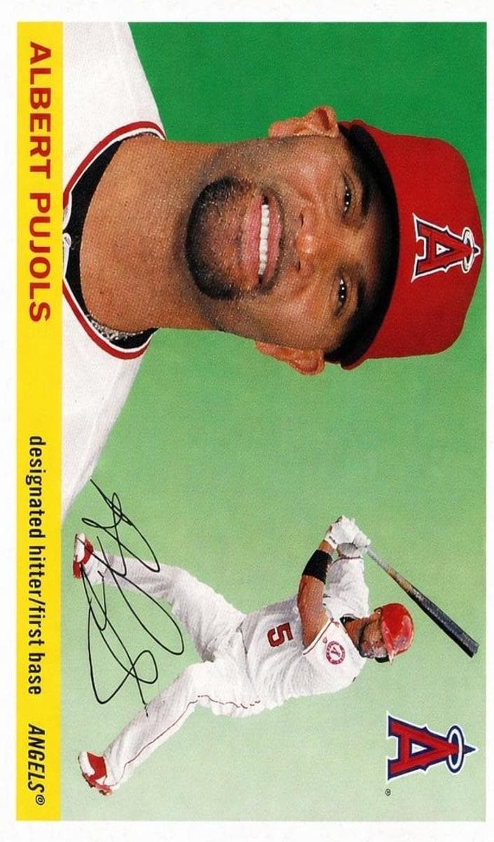 Albert Pujols 2020 topps Topps Archives