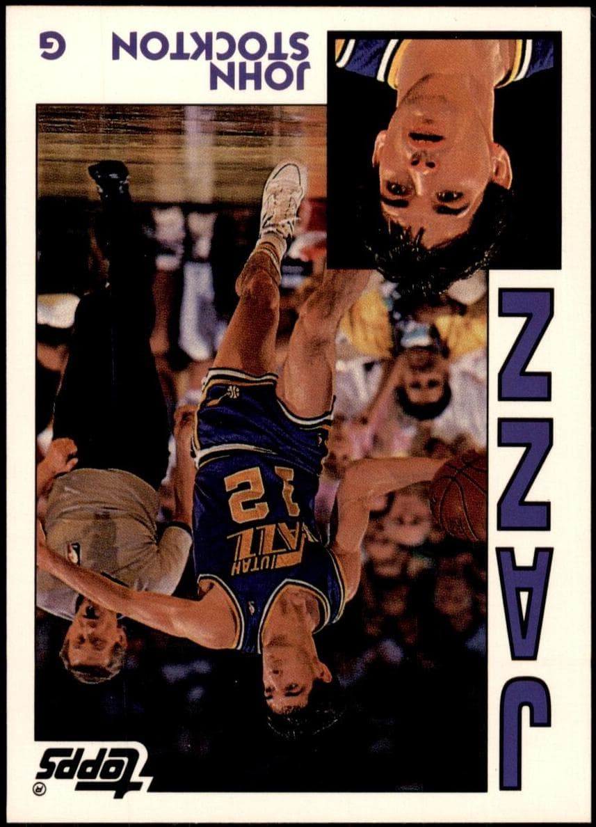John Stockton 1992 topps Topps Archives
