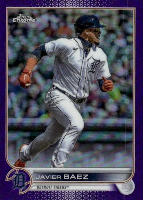 Javier Baez 2022 topps Topps Chrome Update