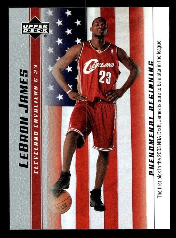 LeBron James 2003 upper-deck
