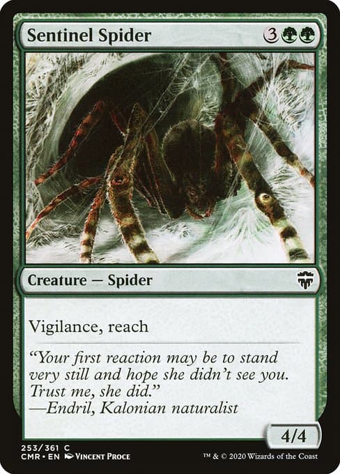 Sentinel Spider 2016 Magic: The Gathering Eternal Masters Foil