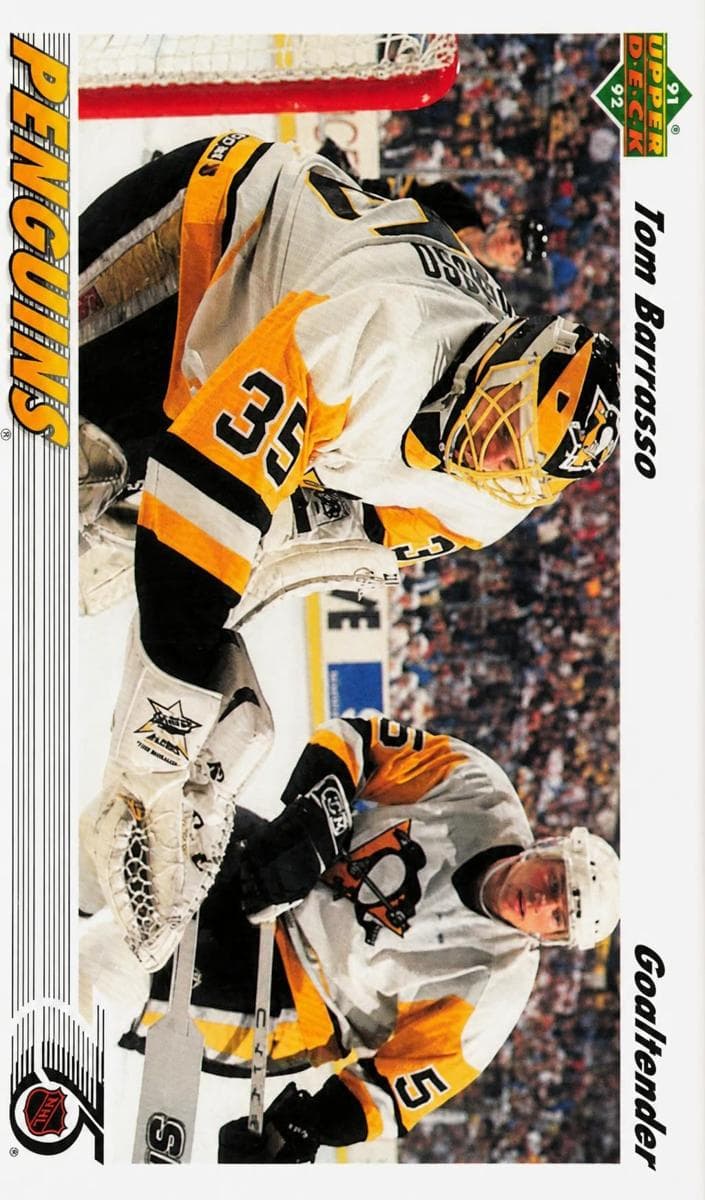 Tom Barrasso 1991 upper-deck