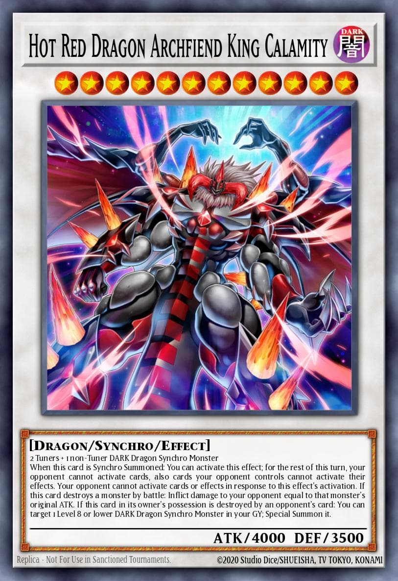 Hot Red Dragon Archfiend King Calamity #SDCK-EN047