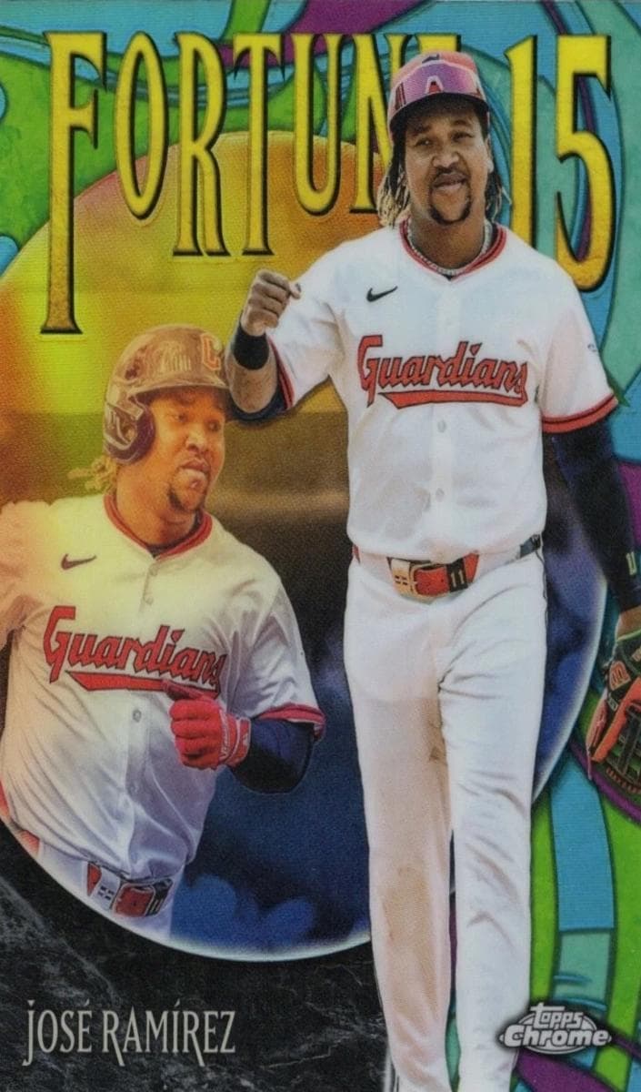 José Ramírez 2025 topps Topps Chrome Update