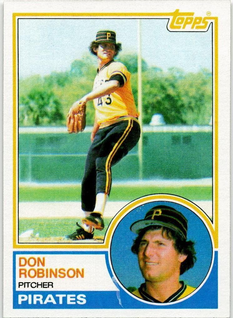 Don Robinson trading card
