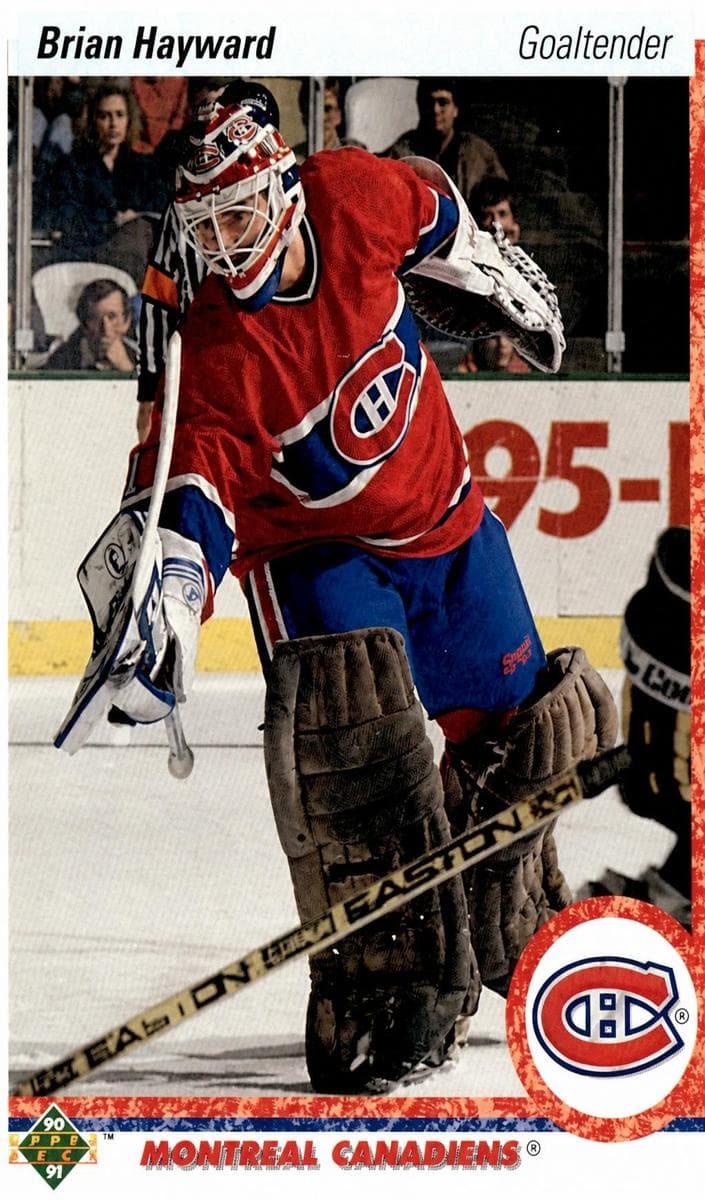Brian Hayward 1990 upper-deck Upper Deck