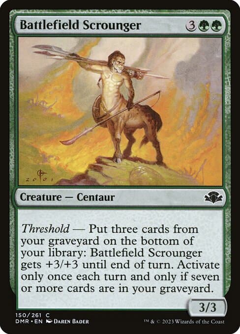 Battlefield Scrounger 2023 Magic: The Gathering Dominaria Remastered