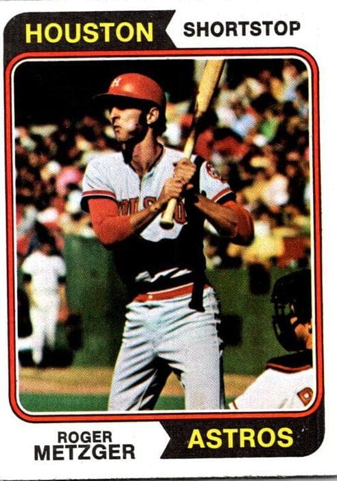 Roger Metzger 1974 topps Topps
