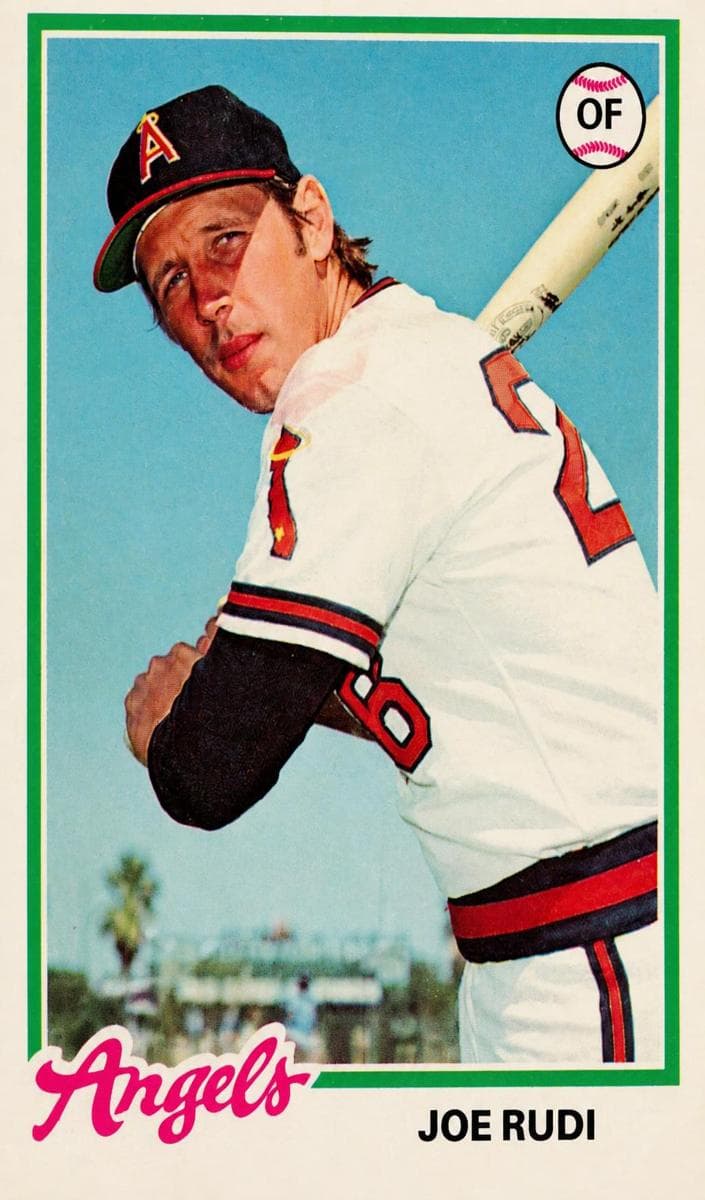 Joe Rudi 1978 topps