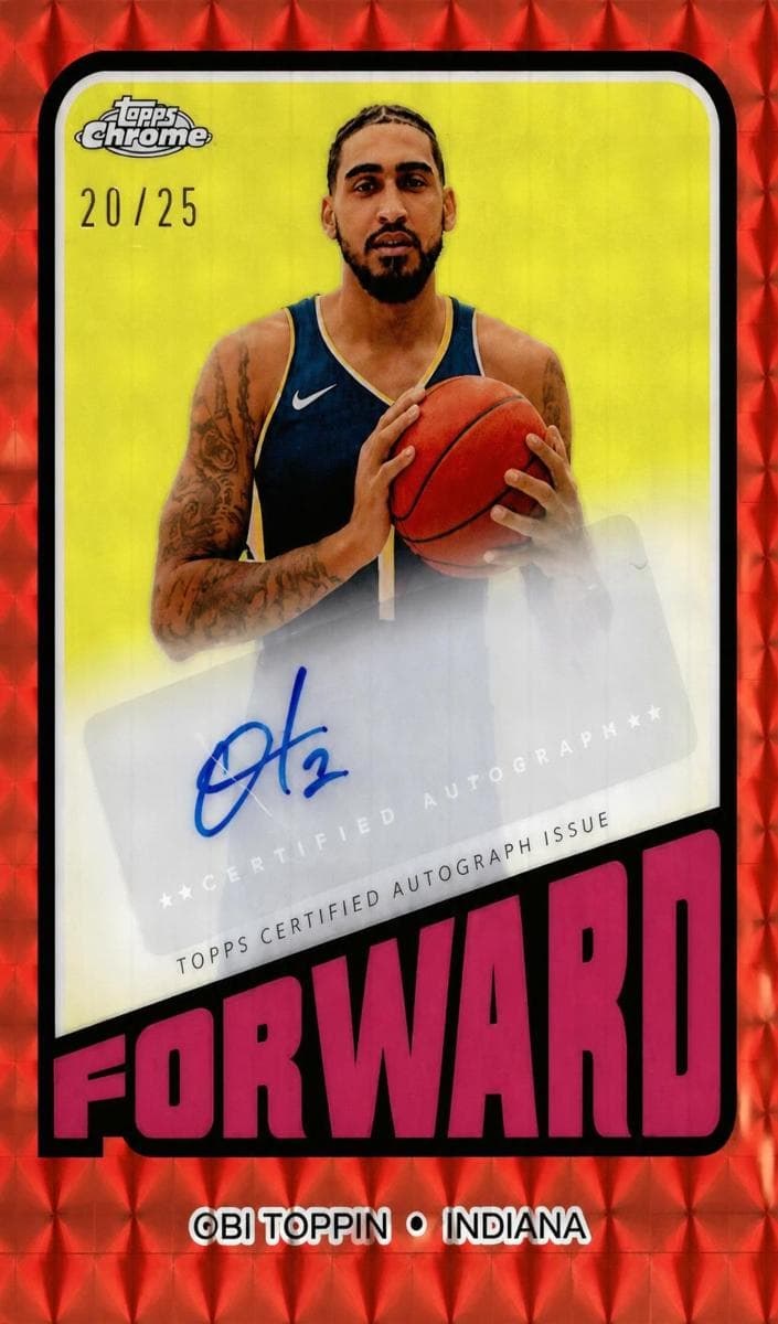 Obi Toppin 2023 topps Topps Chrome