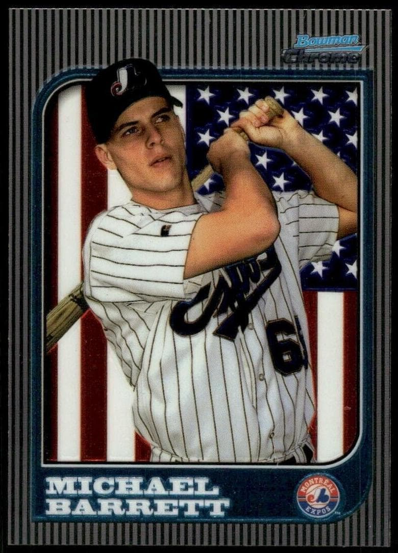 Michael Barrett 1997 bowman Chrome