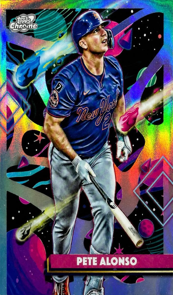 Pete Alonso 2025 topps Topps Cosmic Chrome