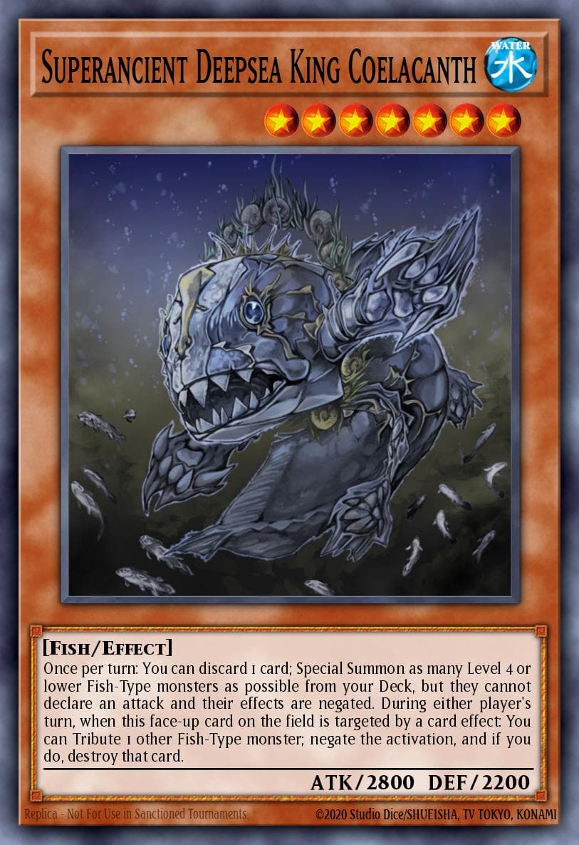 Superancient Deepsea King Coelacanth #TU03-EN014