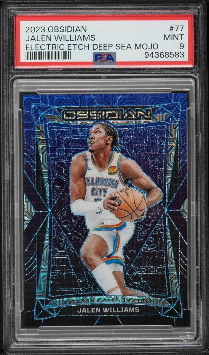 Jalen Williams 2023 panini Panini Obsidian