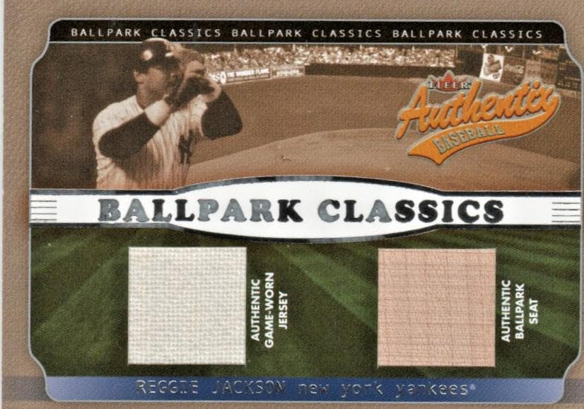 Reggie Jackson 2002 fleer