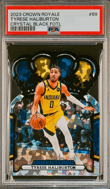 Tyrese Haliburton 2023 panini Panini Crown Royale