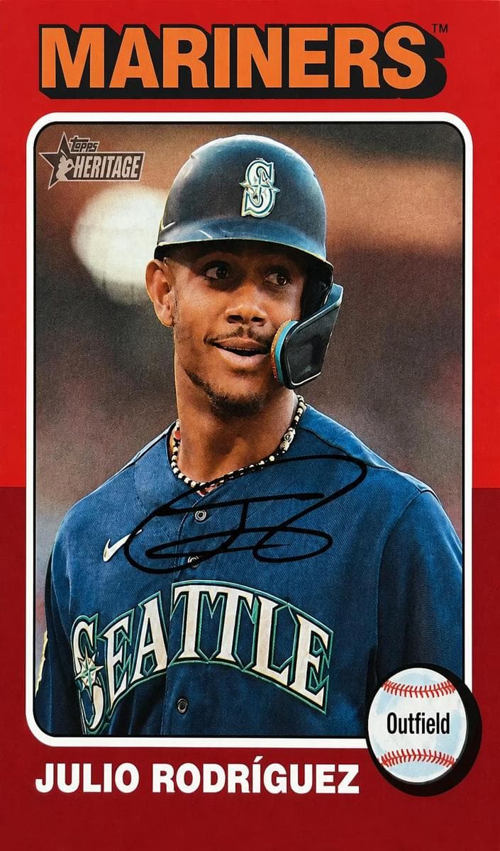 Julio Rodríguez 2024 topps Topps Heritage