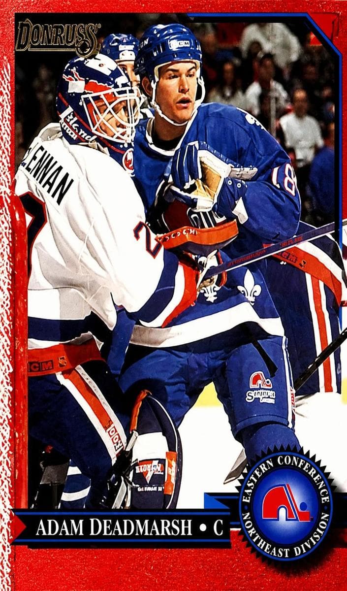 Adam Deadmarsh 1995 panini Donruss