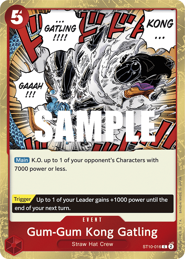 Gum-Gum Kong Gatling 2023 One Piece
