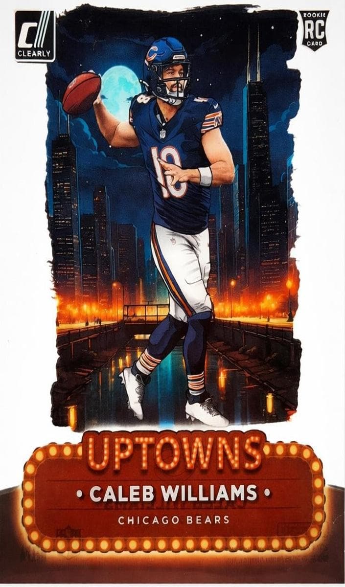 Caleb Williams 2024 panini Clearly Donruss