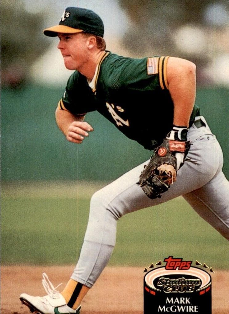 Mark McGwire 1992 unknown Stadium Club